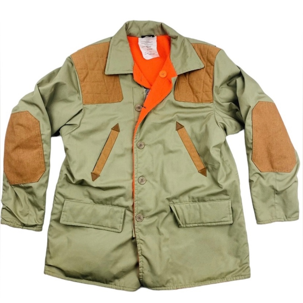 Vtg Mens Sz L Thermo King Reversible Workwear Jacket Hunting Quality Rugged